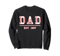 Dad Est 1997 Funny Sports Year Sweatshirt - Minimalist Print for Adults - T-Shirt, Sweatshirt, Hoodie