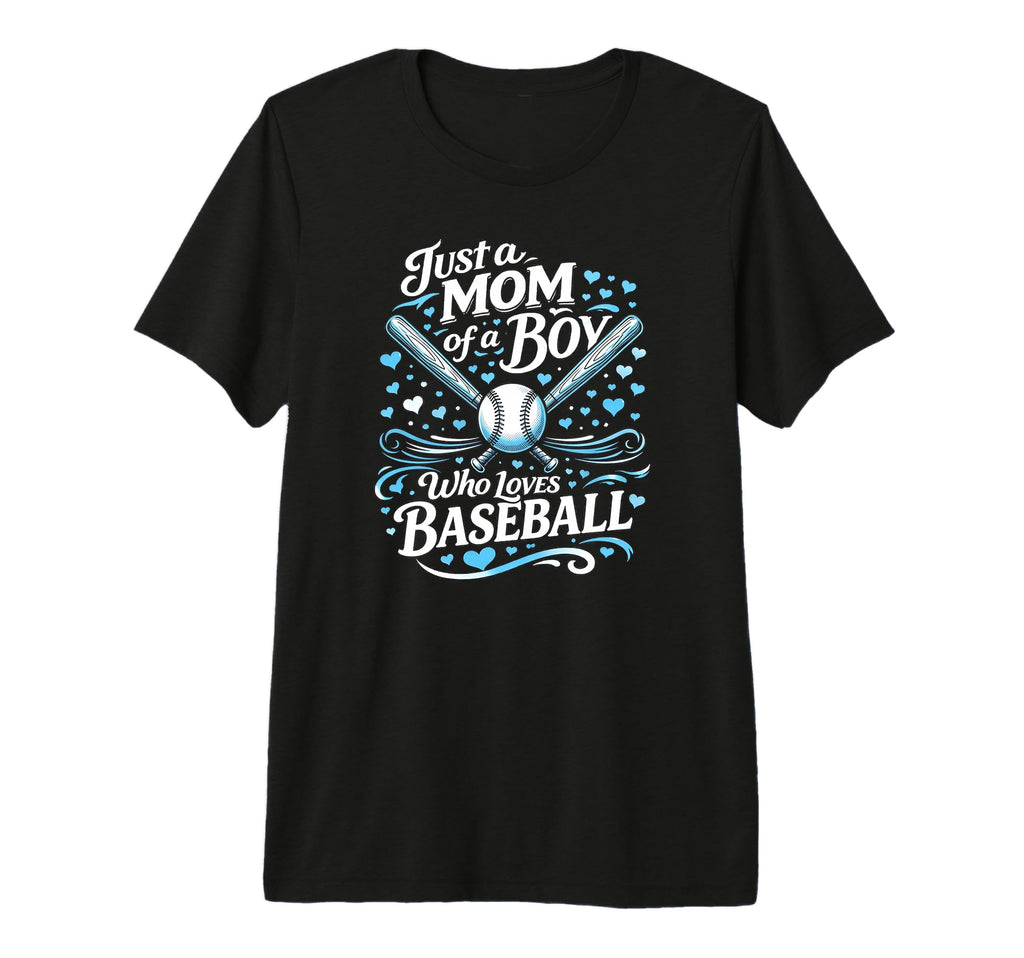 Baseball Mom Just Mom Who Loves T-Shirt - Trendy Graphic for Adults - T-Shirt, Sweatshirt, Hoodie