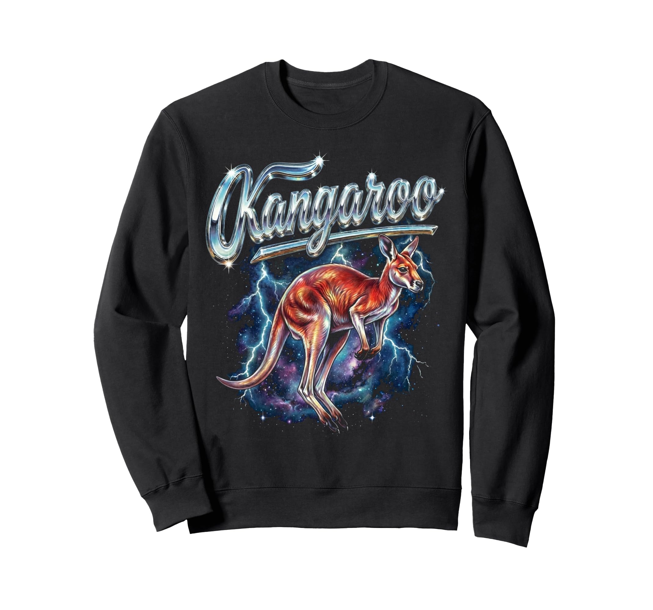 Kangaroo 90S Funny Kangaroo Sweatshirt - Aesthetic Graphic Men Women - T-Shirt, Sweatshirt, Hoodie