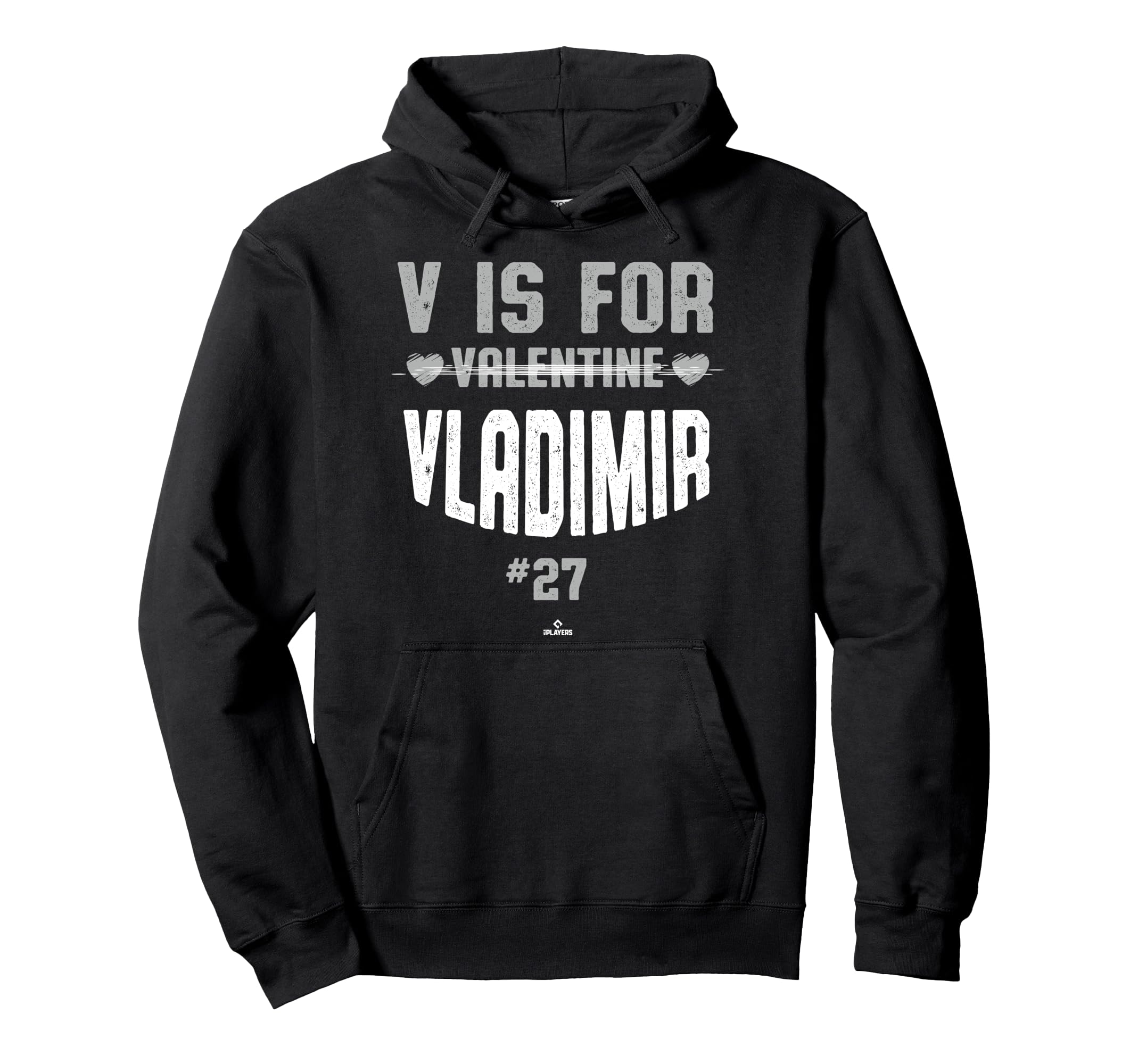 V Is Vladimir Guerrero Jr Valentines Day Hoodie - Trendy Graphic Unisex - T-Shirt, Sweatshirt, Hoodie