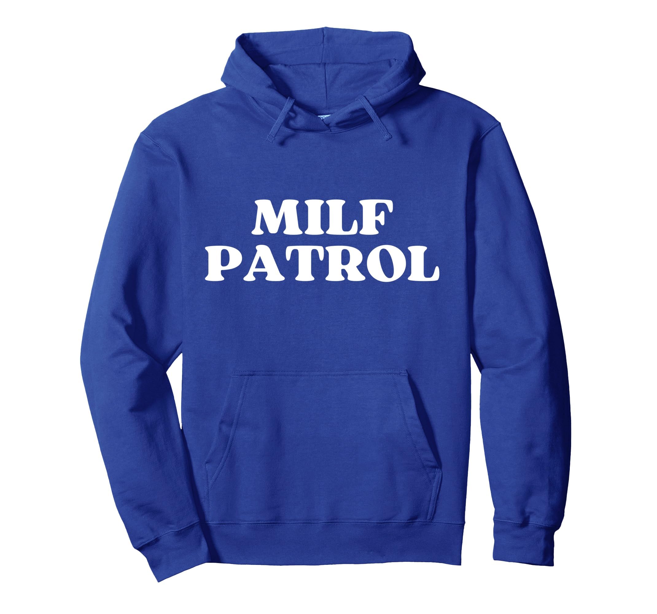 Milf Patrol Y2K Aesthetic Hoodie - Minimalist Print Unisex - T-Shirt, Sweatshirt, Hoodie