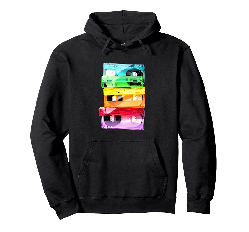 Vhs Cassette Tape 80S Hoodie - Fun Novelty Design for Adults - T-Shirt, Sweatshirt, Hoodie