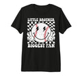 Little Brother Biggest Fan Baseball T-Shirt - Novelty Apparel Men Women - T-Shirt, Sweatshirt, Hoodie