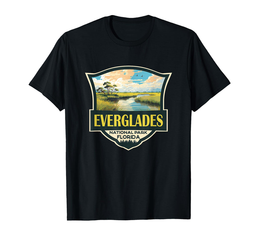Everglades National Park Illustration T-Shirt - Trendy Graphic for Adults - T-Shirt, Sweatshirt, Hoodie