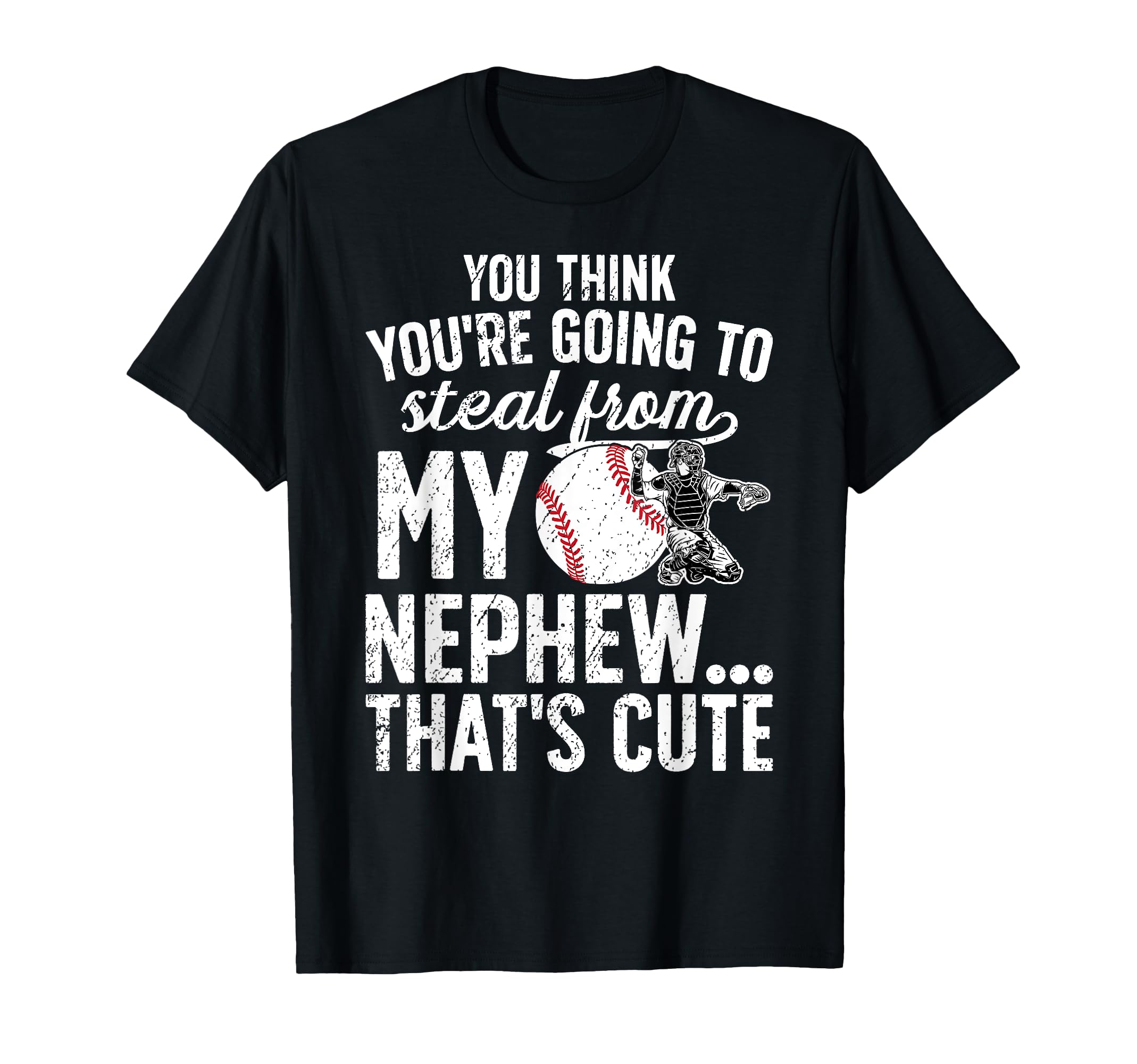 Baseball Catcher Aunt Funny Aunt T-Shirt - Minimalist Print for Adults - T-Shirt, Sweatshirt, Hoodie