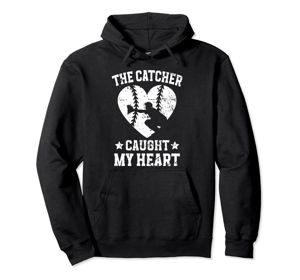 Baseball Catcher Mom Proud Baseball Hoodie - Casual Everyday Wear Unisex - T-Shirt, Sweatshirt, Hoodie