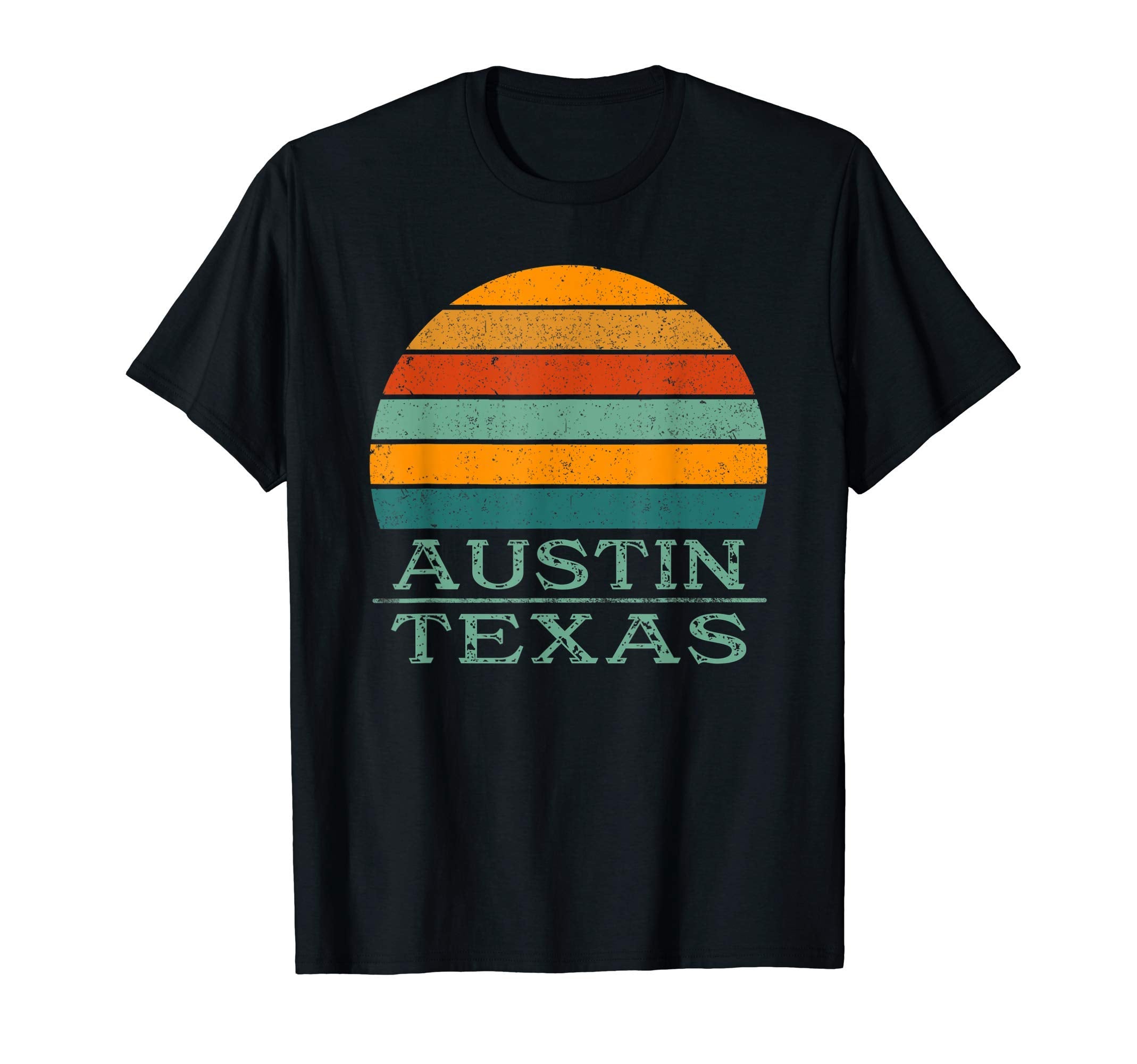 Sunset Austin Texas T-Shirt - Streetwear Style for Adults - T-Shirt, Sweatshirt, Hoodie