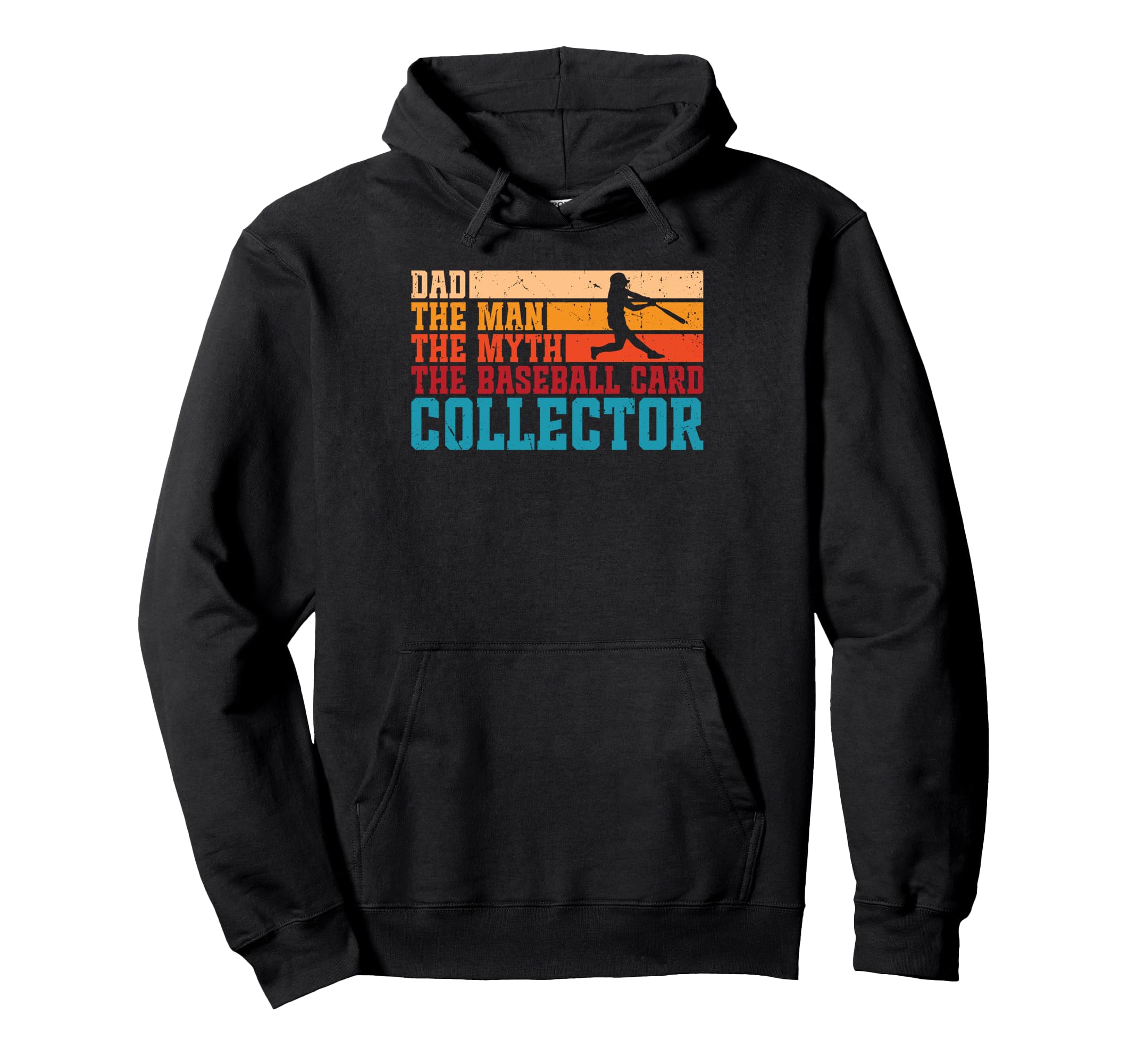 Dad Baseball Card Collector Hoodie - Casual Everyday Wear for Adults - T-Shirt, Sweatshirt, Hoodie