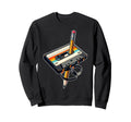 Pencil Rewind Cassette Tape Sweatshirt - Aesthetic Graphic Men Women - T-Shirt, Sweatshirt, Hoodie