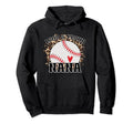 Womens Baseball Grandma Aunt Mama Hoodie - Streetwear Style for Adults - T-Shirt, Sweatshirt, Hoodie