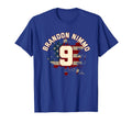 Brandon Nimmo Flag New York T-Shirt - Fun Novelty Design for Adults - T-Shirt, Sweatshirt, Hoodie