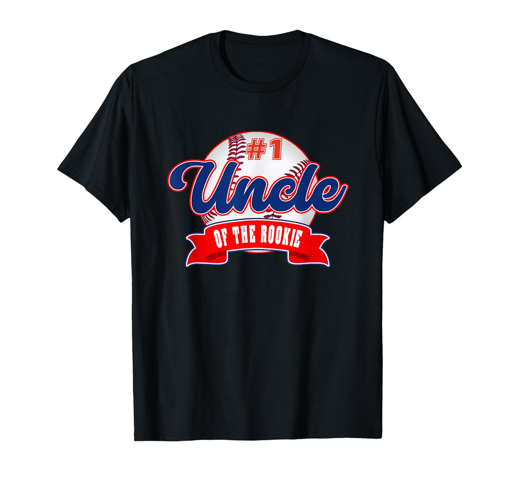 Uncle Rookie Year 1St Birthday Baseball T-Shirt - Graphic Print Men Women - T-Shirt, Sweatshirt, Hoodie