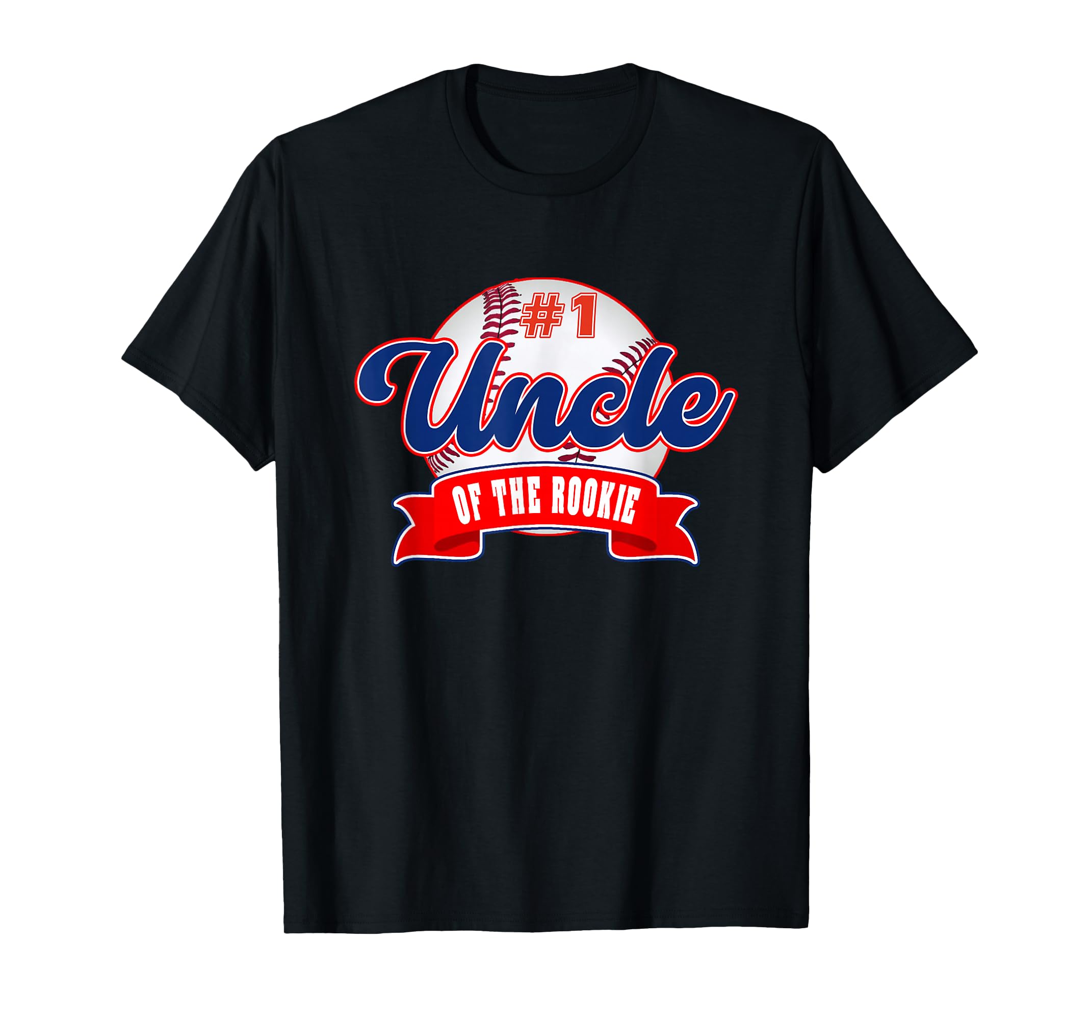 Uncle Rookie Year 1St Birthday Baseball T-Shirt - Graphic Print Men Women - T-Shirt, Sweatshirt, Hoodie