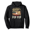My Favorite Baseball Player Calls Me Pop Hoodie - Aesthetic Graphic Unisex - T-Shirt, Sweatshirt, Hoodie