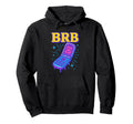 Y2K Brb Flip Phone Vaporwave Heart Hoodie - Unique Graphic for Adults - T-Shirt, Sweatshirt, Hoodie