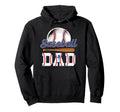 Baseball Dad Baseball Player Dad Proud Hoodie - Graphic Print for Adults - T-Shirt, Sweatshirt, Hoodie