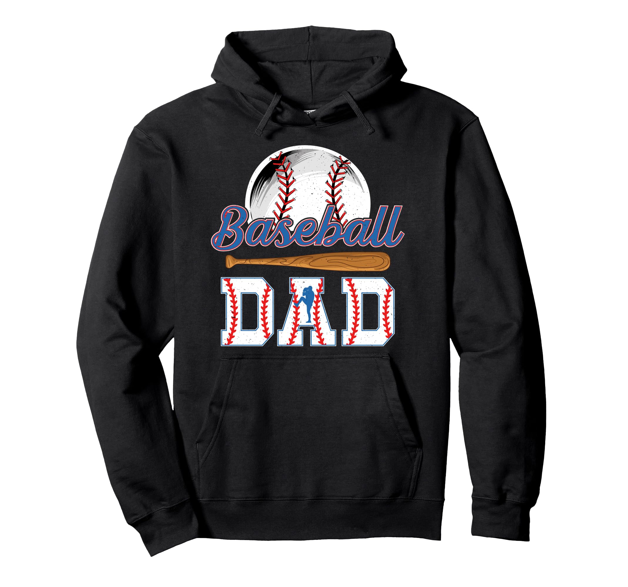 Baseball Dad Baseball Player Dad Proud Hoodie - Graphic Print for Adults - T-Shirt, Sweatshirt, Hoodie