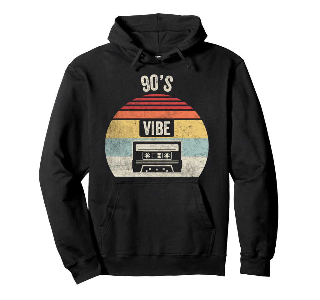 90S Vibe Cassette Tape Hoodie - Casual Everyday Wear Men Women - T-Shirt, Sweatshirt, Hoodie