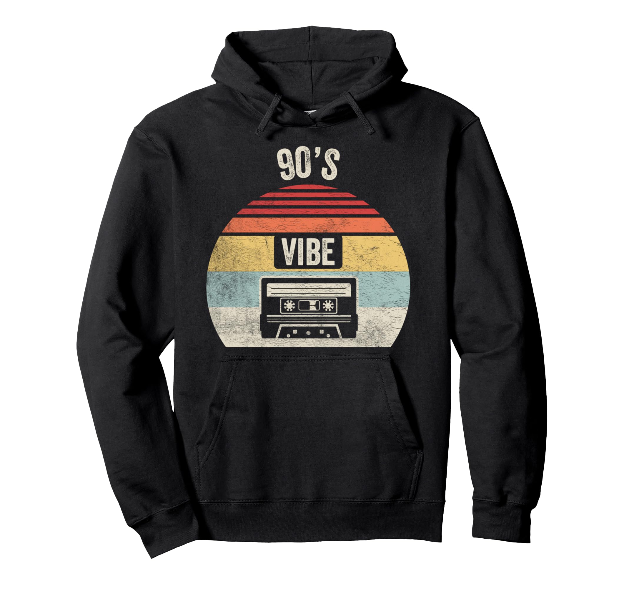 90S Vibe Cassette Tape Hoodie - Casual Everyday Wear Men Women - T-Shirt, Sweatshirt, Hoodie
