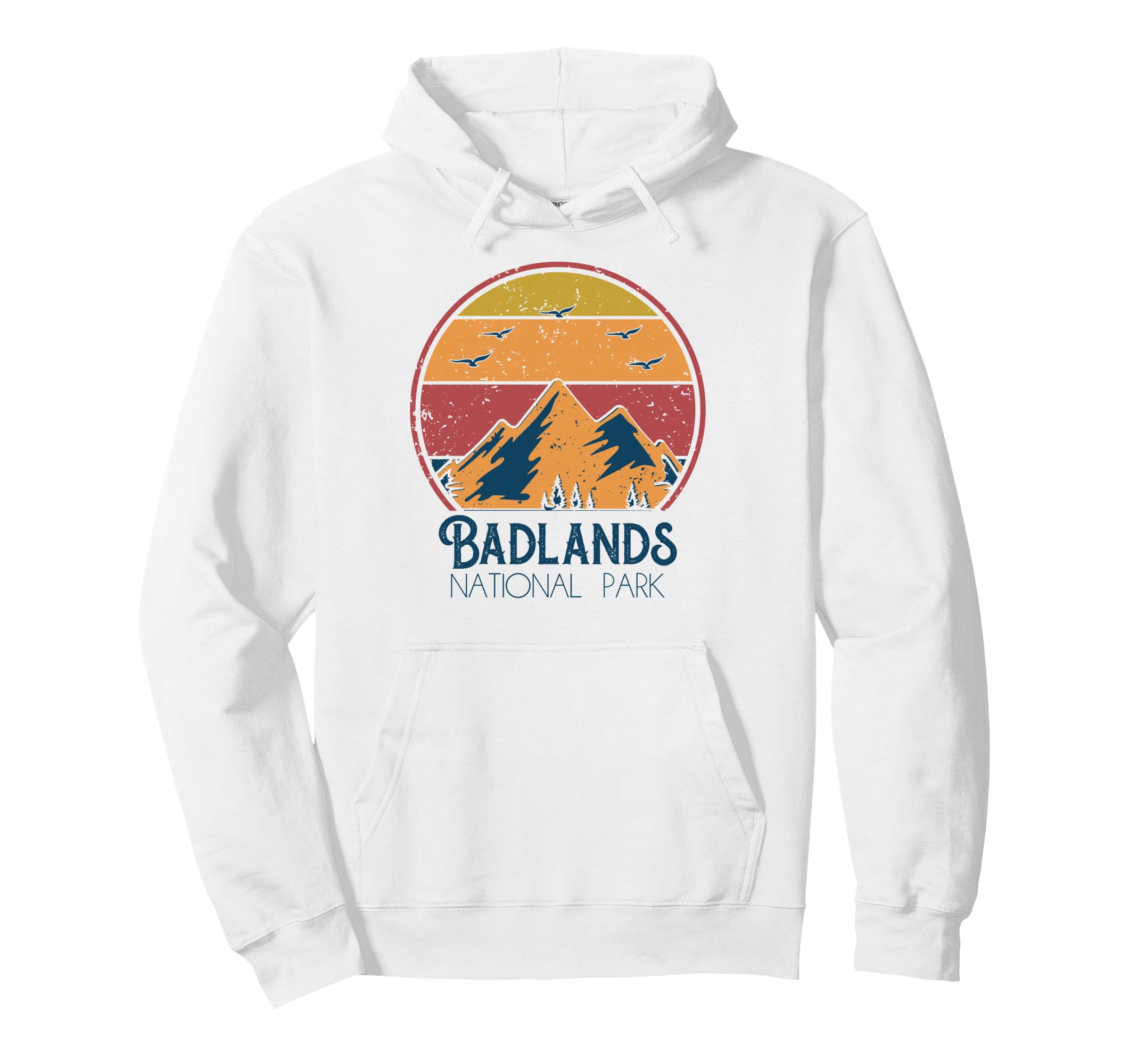 Badlands National Park Outdoor Hoodie - Graphic Print for Adults - T-Shirt, Sweatshirt, Hoodie