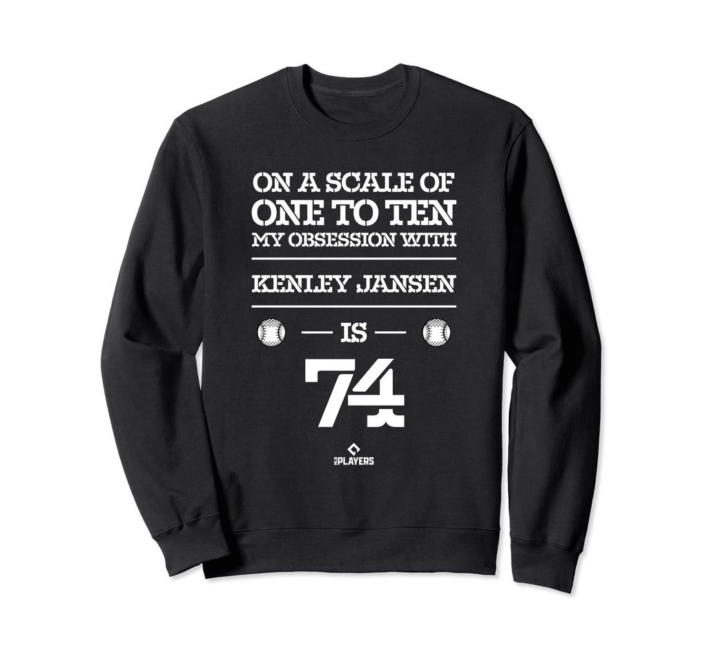 Kenley Jansen Obsession Mlbpa Los Sweatshirt - Custom Art Print for Adults - T-Shirt, Sweatshirt, Hoodie