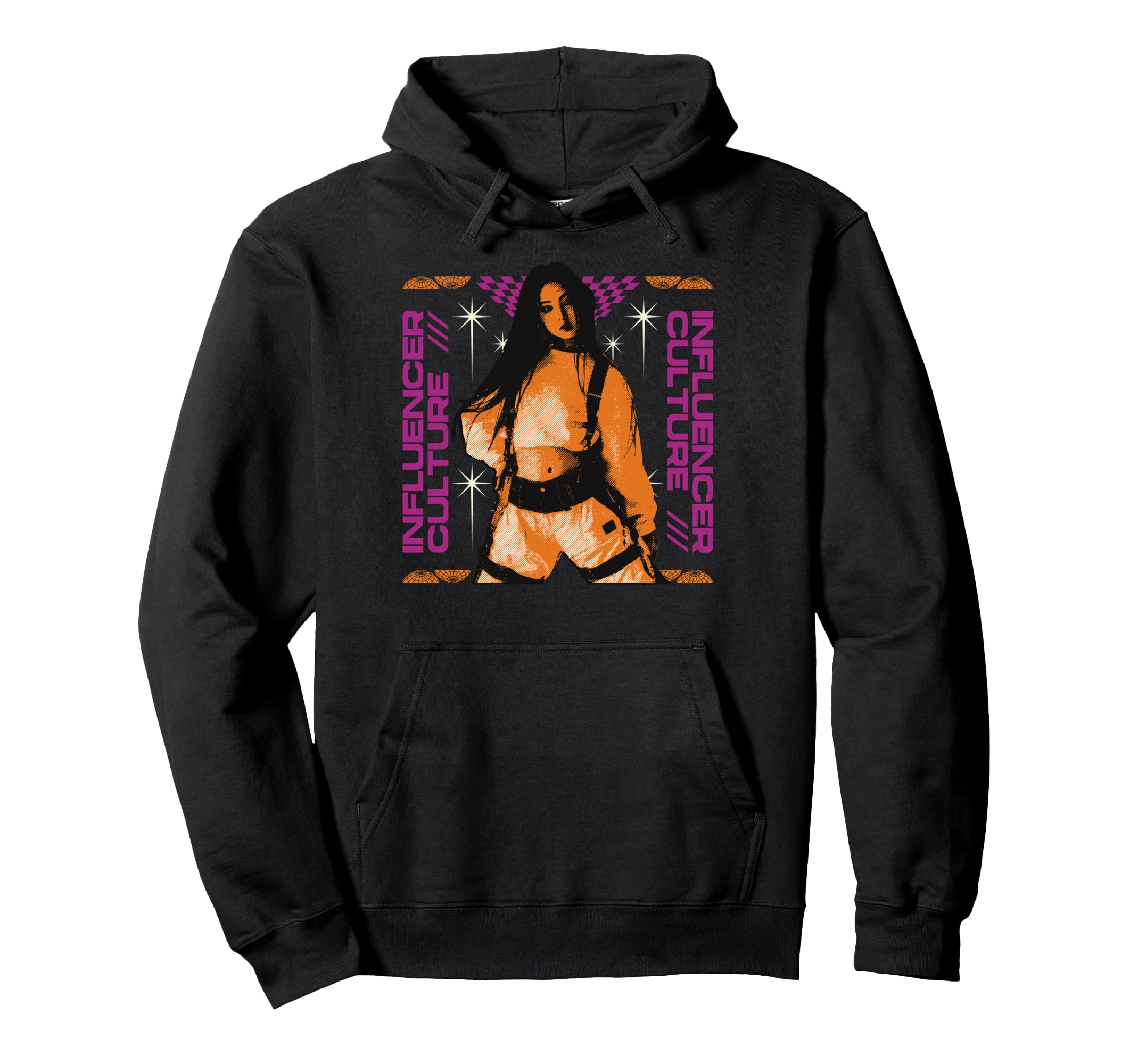 Y2K Influencer Bold Urban Graffiti Hoodie - Custom Art Print Unisex - T-Shirt, Sweatshirt, Hoodie