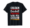 Baseball Girlfriend Will Yell Baseball T-Shirt - Unique Graphic Men Women - T-Shirt, Sweatshirt, Hoodie