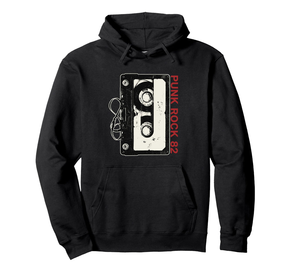Band Punk Rock 80S Cassette Tape Hoodie - Graphic Print for Adults - T-Shirt, Sweatshirt, Hoodie
