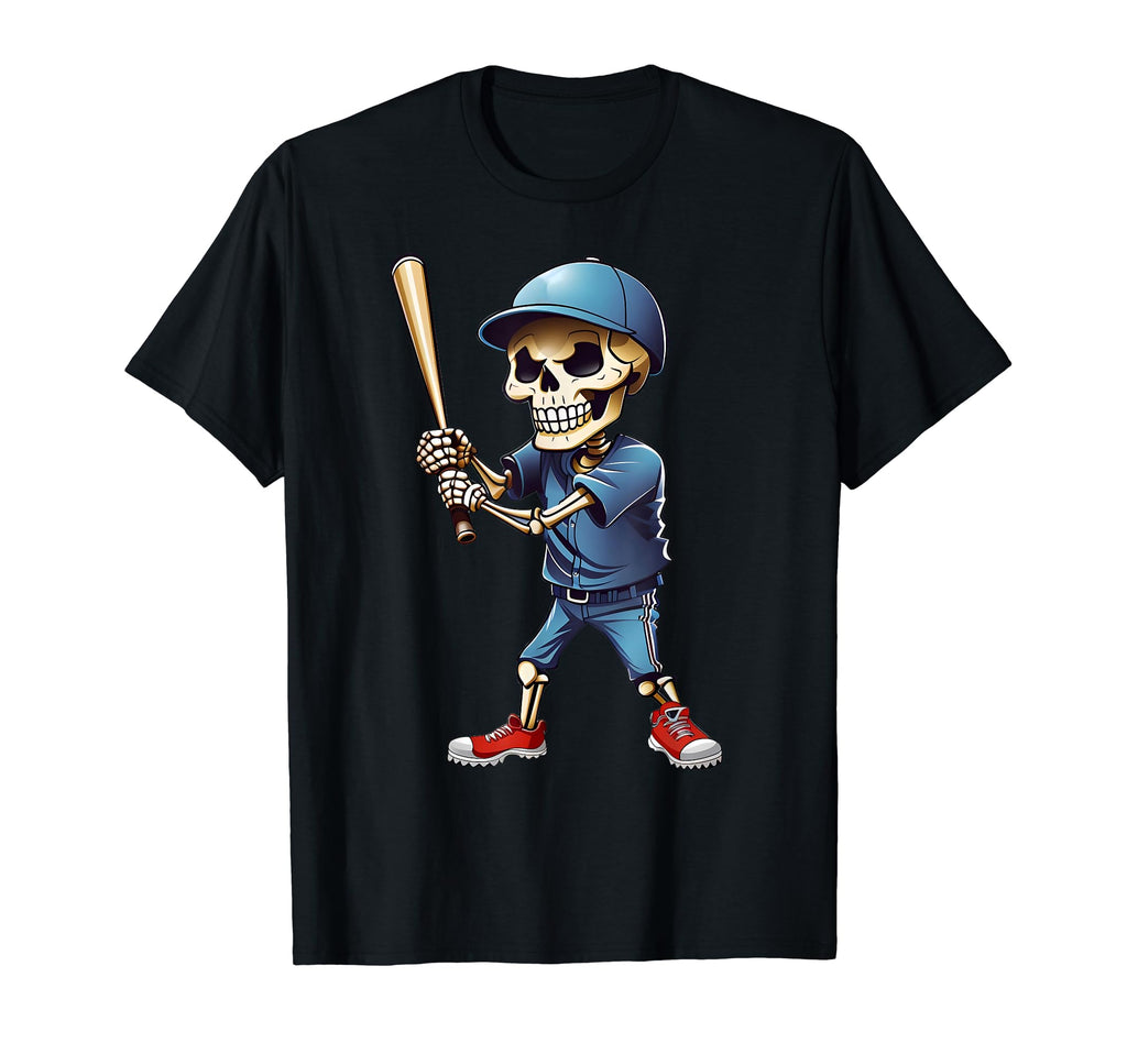 Spooky Baseball Halloween Dabbing T-Shirt - Custom Art Print Unisex - T-Shirt, Sweatshirt, Hoodie