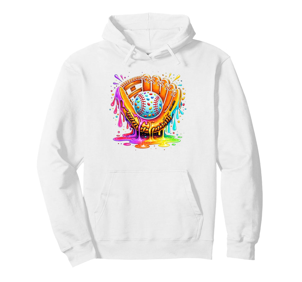 Baseball Season Game Day Vibes Baseball Hoodie - Unique Graphic Men Women - T-Shirt, Sweatshirt, Hoodie