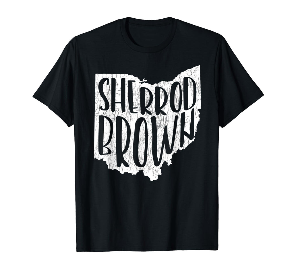 Sherrod Brown Senate Ohio Distressed T-Shirt - Fun Novelty Design Unisex - T-Shirt, Sweatshirt, Hoodie