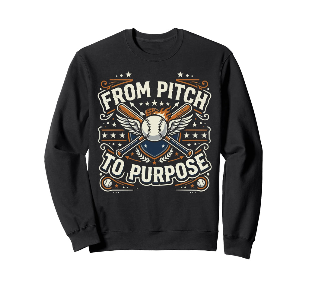 Baseball Dad Baseballer Daddy Sweatshirt - Novelty Apparel Men Women - T-Shirt, Sweatshirt, Hoodie