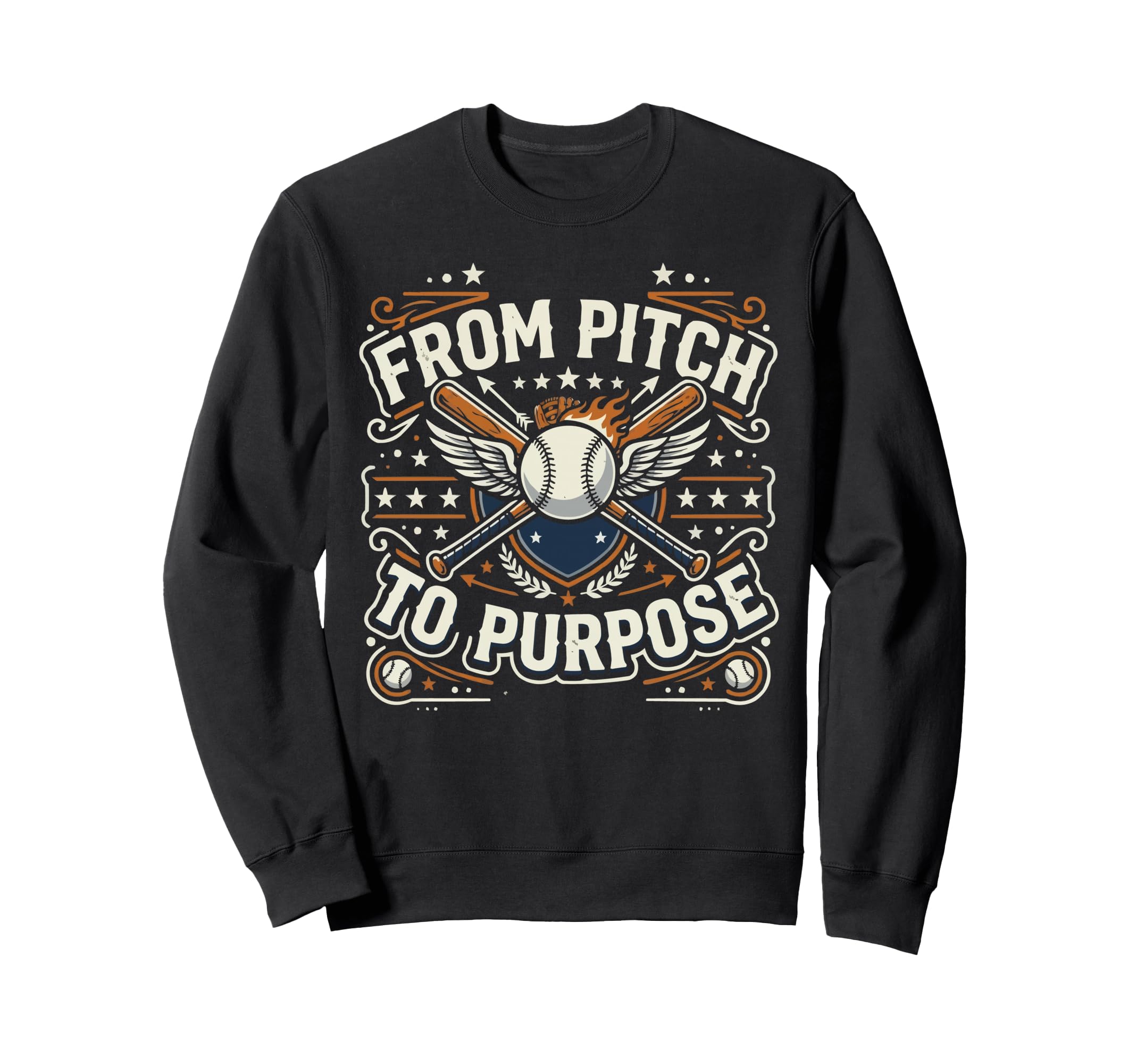 Baseball Dad Baseballer Daddy Sweatshirt - Novelty Apparel Men Women - T-Shirt, Sweatshirt, Hoodie