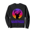 Huntress Deer And Sunset Sweatshirt - Unique Graphic Men Women - T-Shirt, Sweatshirt, Hoodie