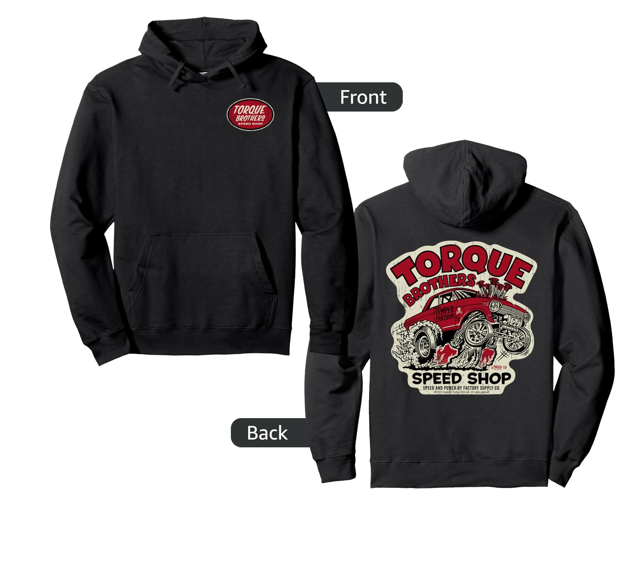 Torque Brothers Speed Shop Tb047 Hoodie - Trendy Graphic Men Women - T-Shirt, Sweatshirt, Hoodie