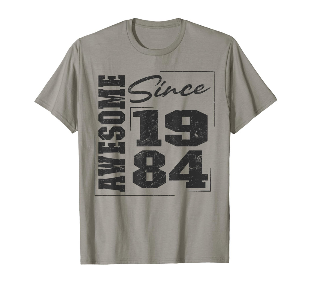 Born 1984 Varsity Awesome Since 1984 T-Shirt - Custom Art Print Men Women - T-Shirt, Sweatshirt, Hoodie