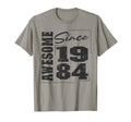 Born 1984 Varsity Awesome Since 1984 T-Shirt - Custom Art Print Men Women - T-Shirt, Sweatshirt, Hoodie