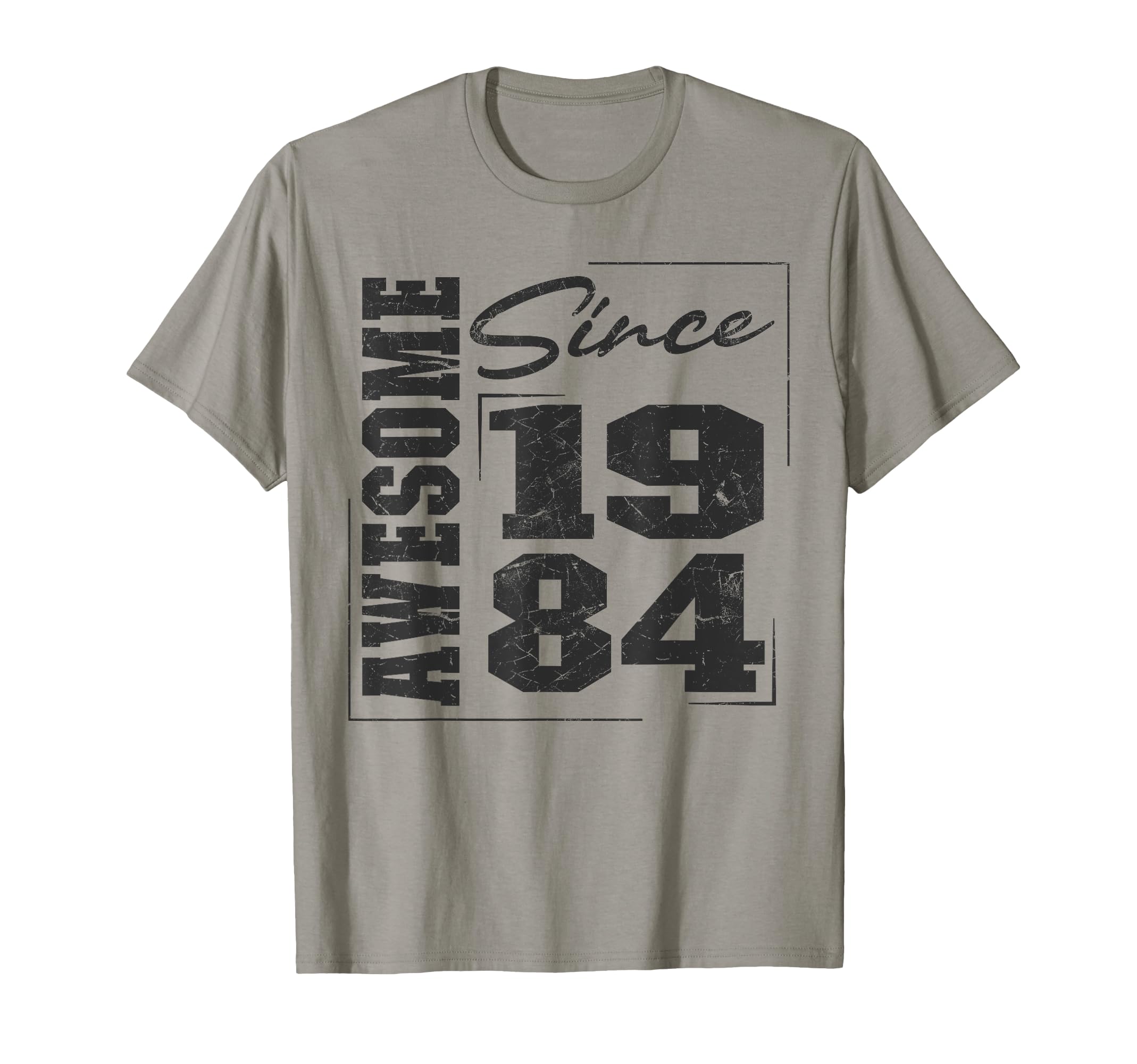 Born 1984 Varsity Awesome Since 1984 T-Shirt - Custom Art Print Men Women - T-Shirt, Sweatshirt, Hoodie