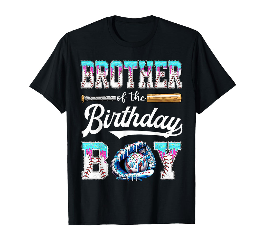 Brother Birthday Baseball Ice Cream T-Shirt - Graphic Print for Adults - T-Shirt, Sweatshirt, Hoodie