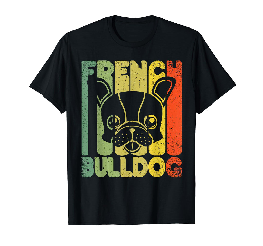 Distressed French Bulldog Gift T-Shirt - Novelty Apparel Unisex - T-Shirt, Sweatshirt, Hoodie