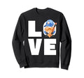 Love Baseball Player Gnome Funny Sweatshirt - Minimalist Print for Adults - T-Shirt, Sweatshirt, Hoodie