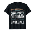 Grumpy Old Baseball Funny Dad Gifts T-Shirt - Fun Novelty Design Men Women - T-Shirt, Sweatshirt, Hoodie