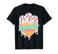 Baseball Sister Ice Cream Drip Sweet T-Shirt - Trendy Graphic for Adults - T-Shirt, Sweatshirt, Hoodie
