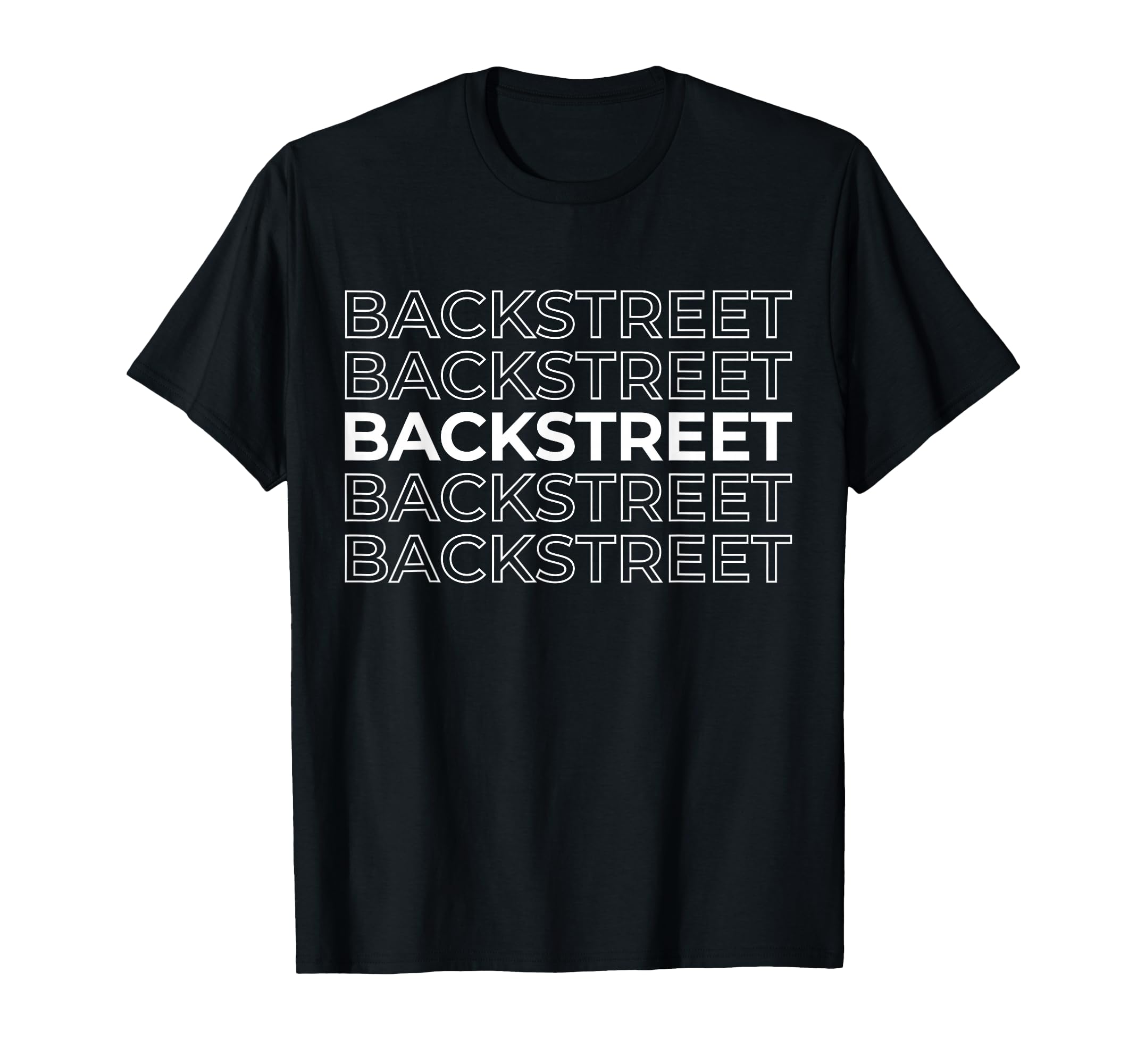 Backstreet T-Shirt - Minimalist Print for Adults - T-Shirt, Sweatshirt, Hoodie