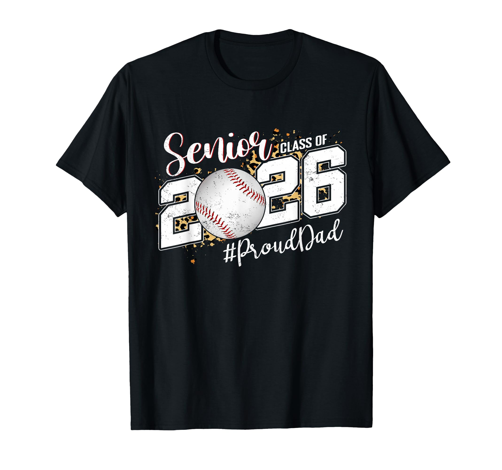 Proud Senior Dad Class 2026 Baseball T-Shirt - Minimalist Print for Adults - T-Shirt, Sweatshirt, Hoodie
