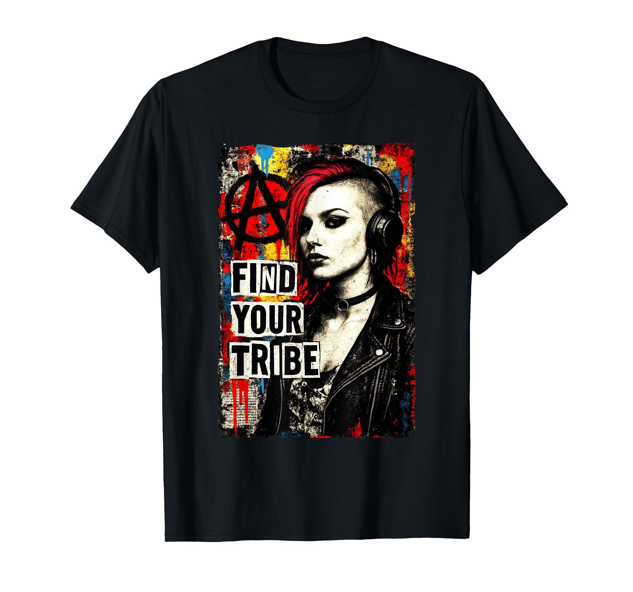 Punk 90S Grunge Urban Street Art T-Shirt - Streetwear Style for Adults - T-Shirt, Sweatshirt, Hoodie