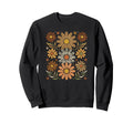 Boho Daisy Flowers Safari Animal Floral Sweatshirt - Novelty Apparel Unisex - T-Shirt, Sweatshirt, Hoodie