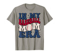 Groovy My Baseball Mom Era T-Shirt - Fun Novelty Design for Adults - T-Shirt, Sweatshirt, Hoodie