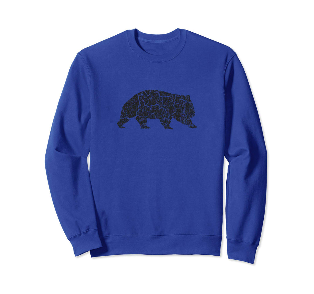 Wombat Distressed Wombat Sweatshirt - Minimalist Print for Adults - T-Shirt, Sweatshirt, Hoodie