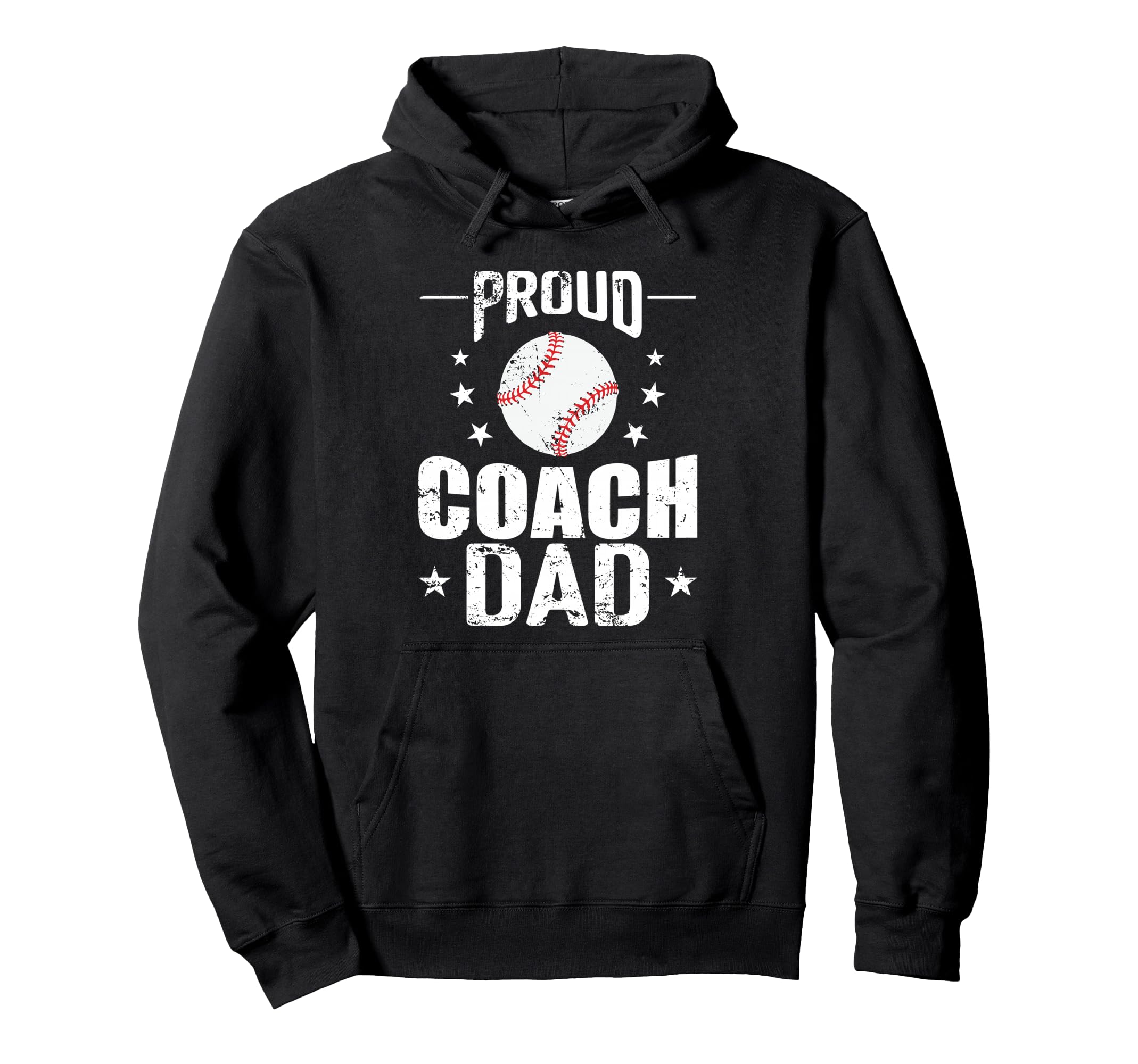 Proud Coach Dad Baseball Trainer Sports Hoodie - Novelty Apparel Unisex - T-Shirt, Sweatshirt, Hoodie